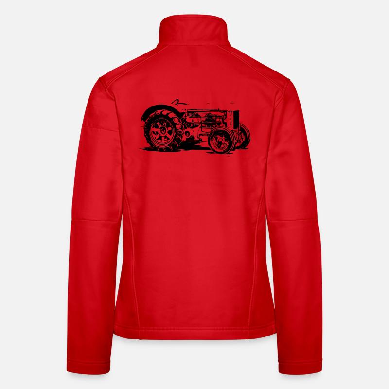 Alter Model F Traktor Frauen Softshelljacke