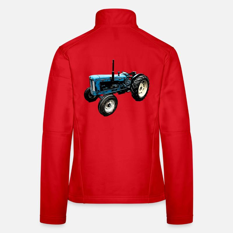 Traktor Super Major 6 - Frauen Softshelljacke - Rot