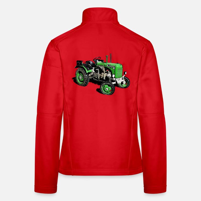 Tracteur Type 80 Veste en tissu softshell Femme
