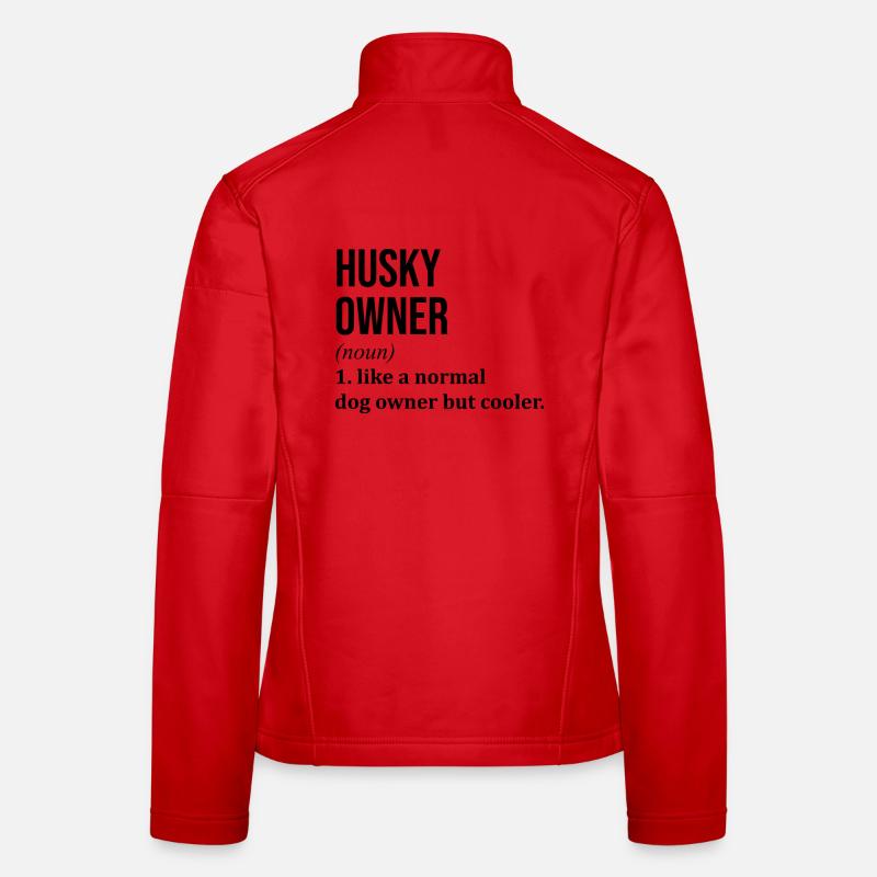 Schlittenhund Frauen Softshelljacke
