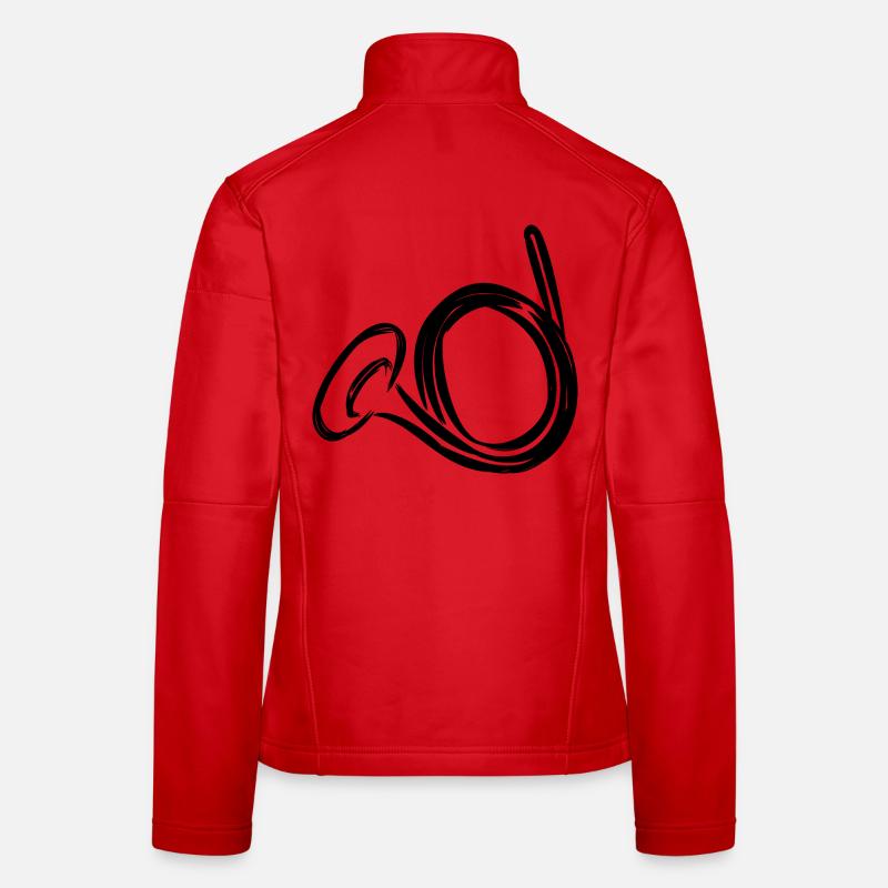 Clairon Veste en tissu softshell Femme