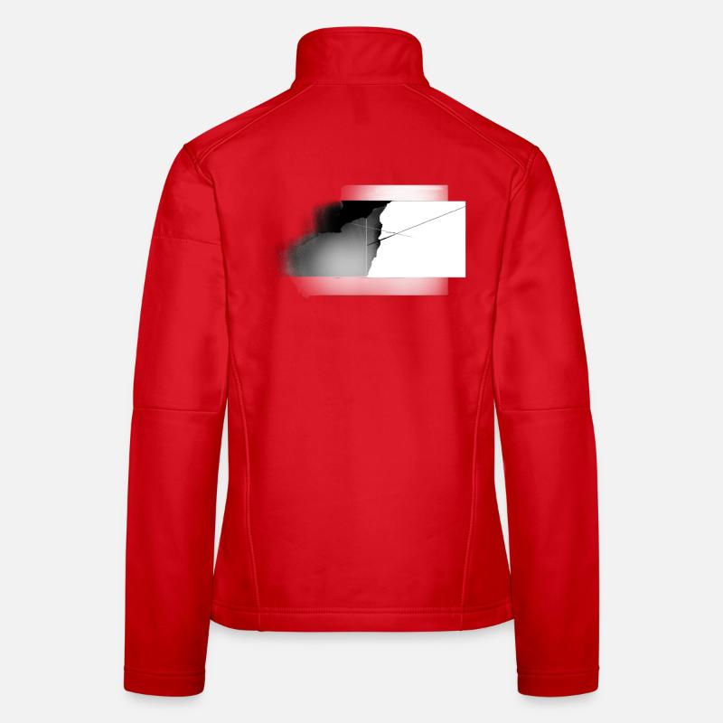 Mur d’escalade abstrait Veste en tissu softshell Femme