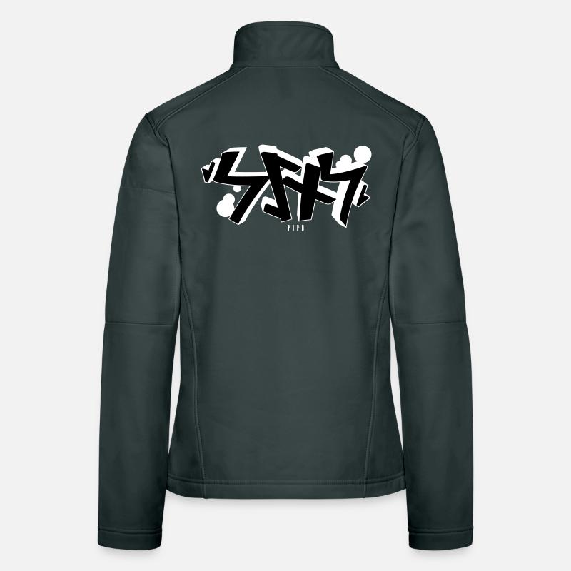 Sins rune graffiti Women's Softshell Jacket