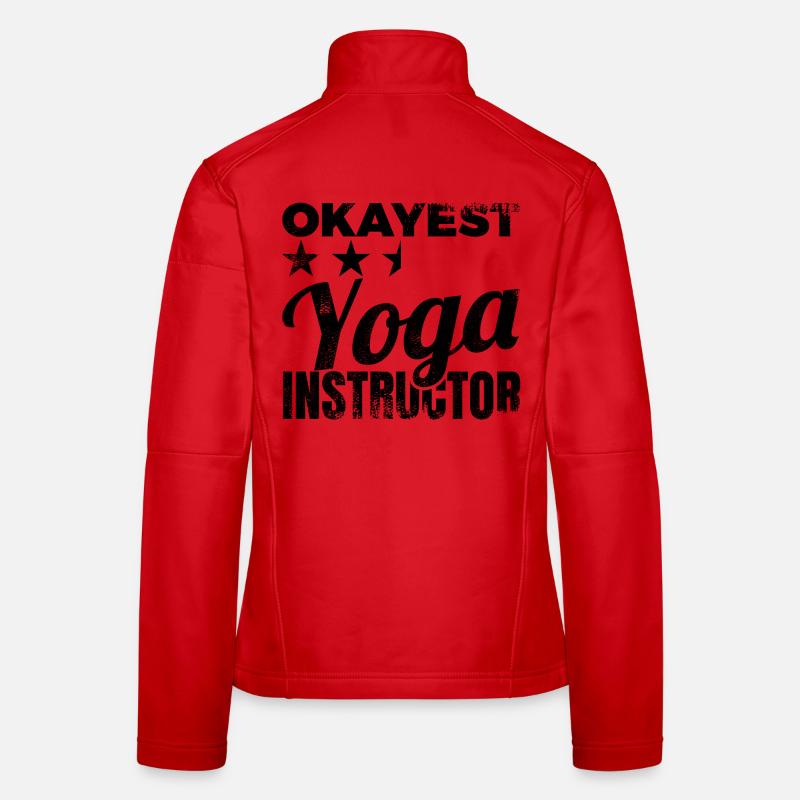 Instructeur de yoga Okayest Veste en tissu softshell Femme