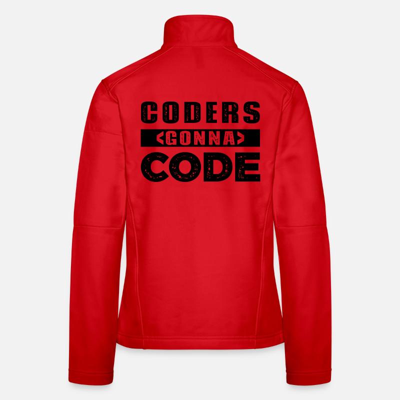 Coders going to Code Women's Softshell Jacket