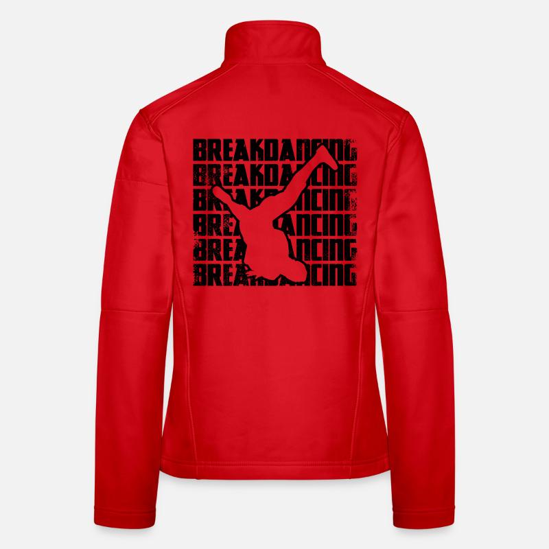 Breakdancing Women's Softshell Jacket