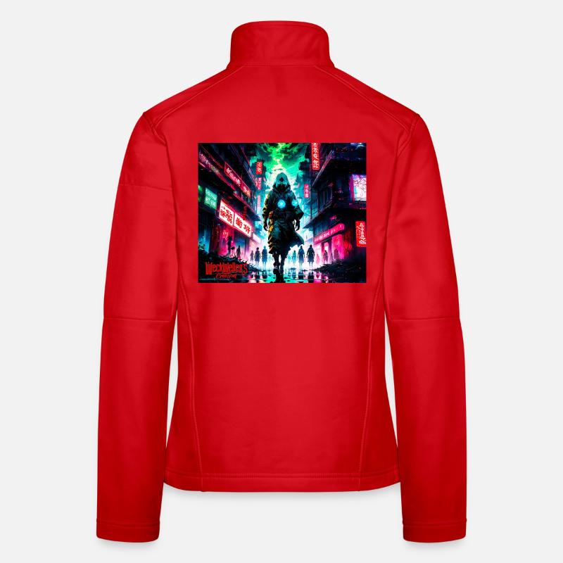 city apocalyptic - Frauen Softshelljacke - Rot