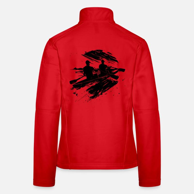 Rowing Team Sketch Women's Softshell Jacket