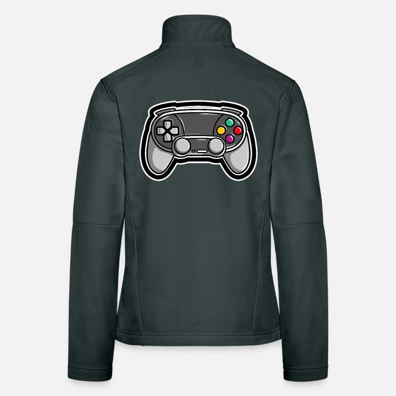 Spiel Controller Frauen Softshelljacke