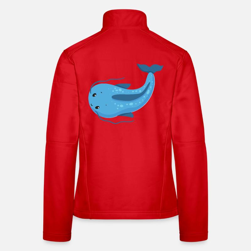 Distinctive catfish Women's Softshell Jacket