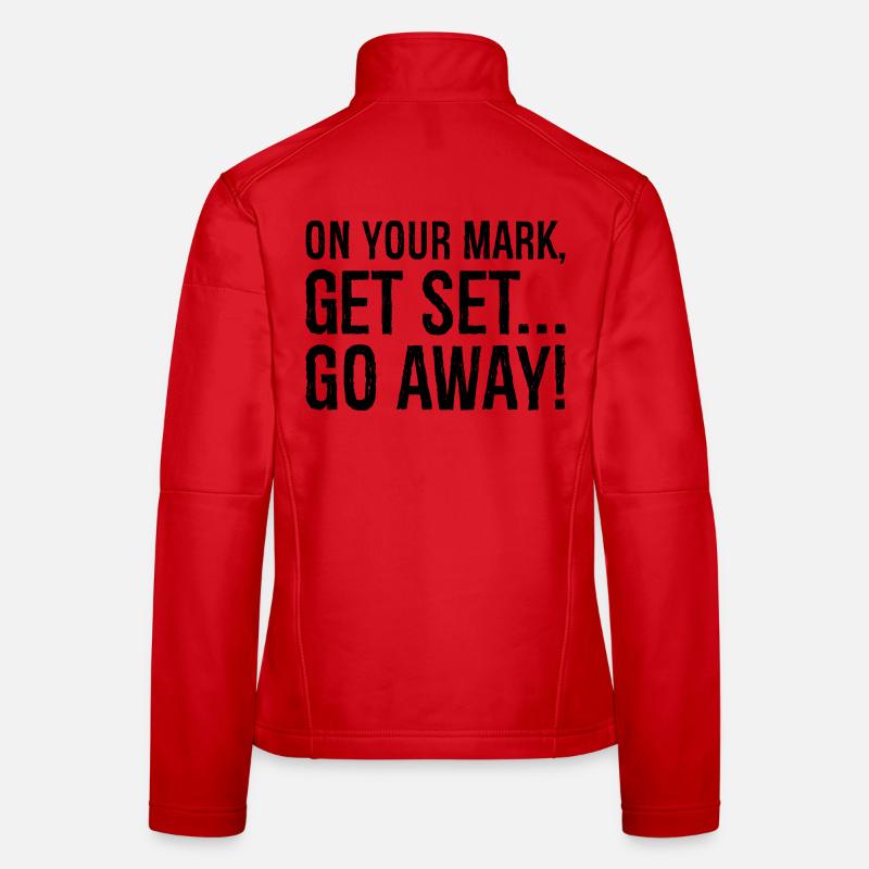 À vos marques, prêts, partez Veste en tissu softshell Femme