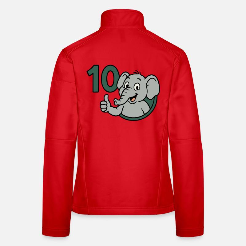 Trunk power with 10 Women's Softshell Jacket