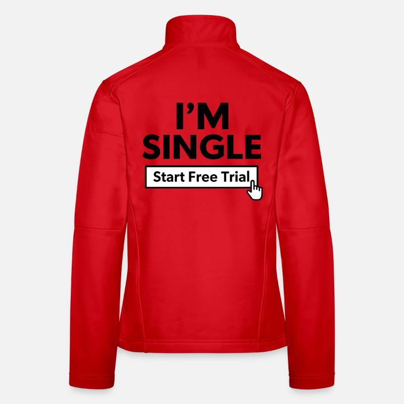 Start Free Trial Button Design Women's Softshell Jacket