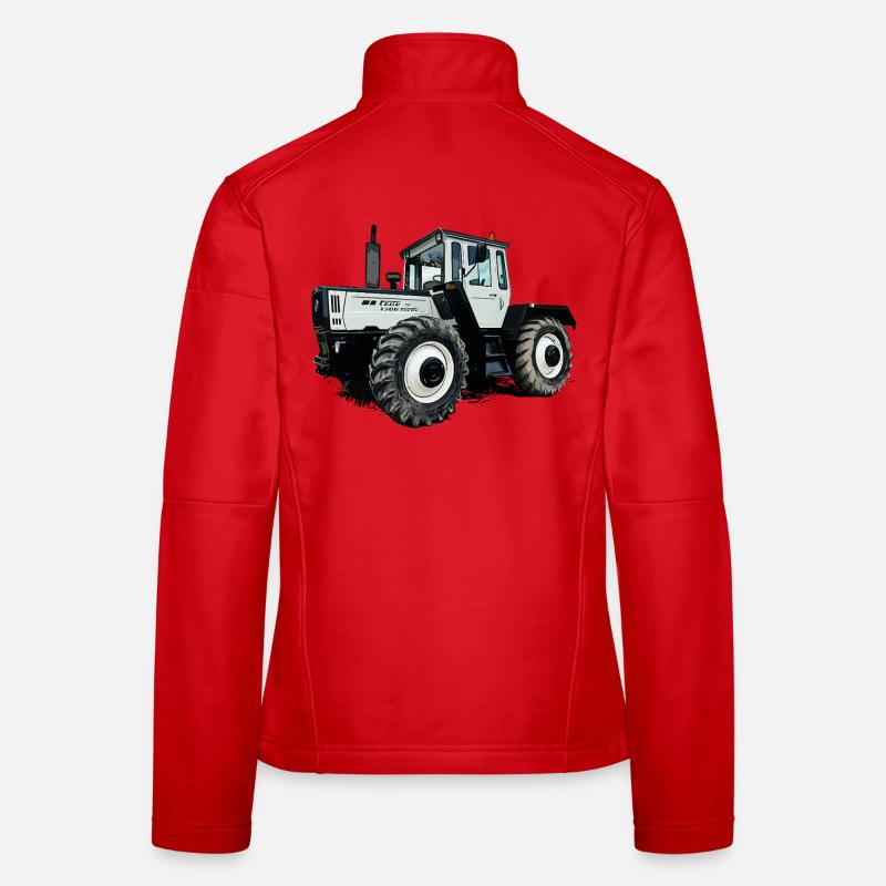 Ackerlegende in Grau Frauen Softshelljacke