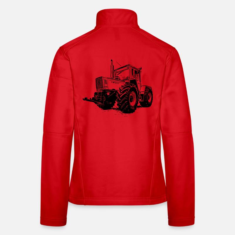 Der Grüne Koloss - Frauen Softshelljacke - Rot