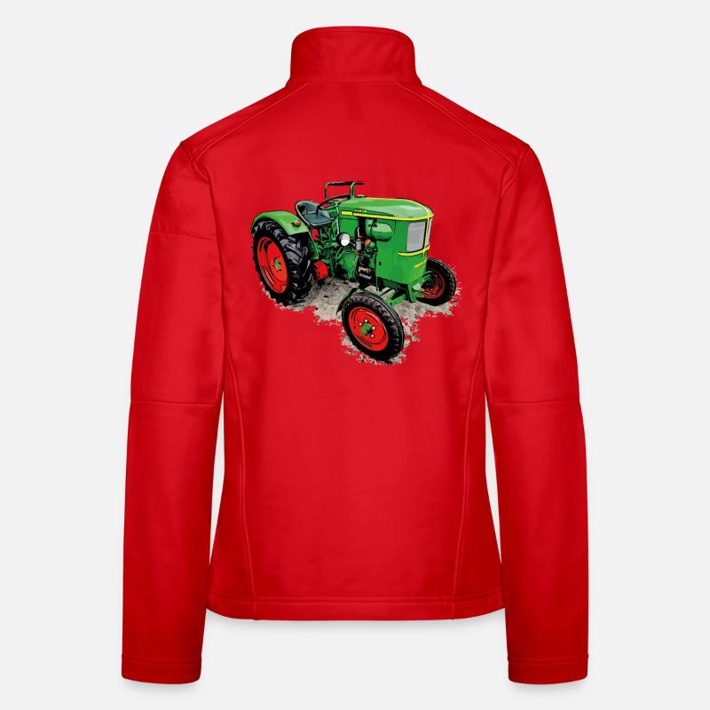 Legendärer Traktor Klassiker Frauen Softshelljacke