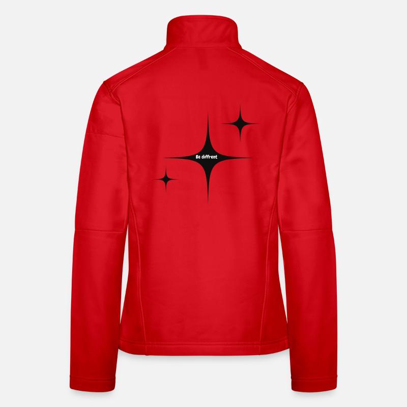 Graphique Be Different Starburst Veste en tissu softshell Femme