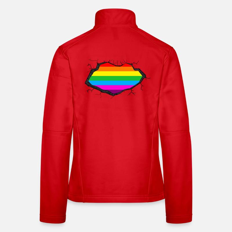 Rainbow in Me Women's Softshell Jacket