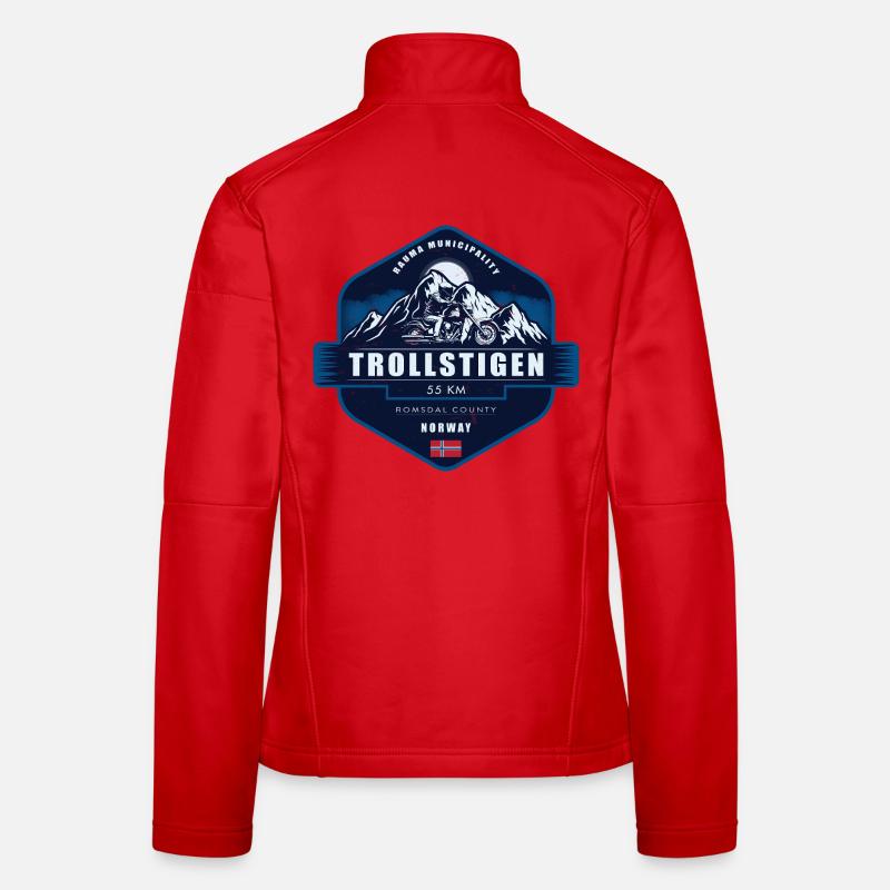 trollstigen, norway Women's Softshell Jacket