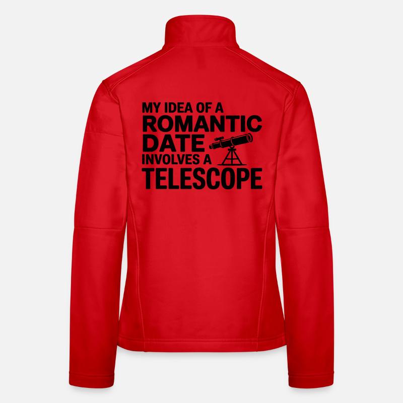 Idée de rendez-vous pour observer les étoiles en soirée Veste en tissu softshell Femme