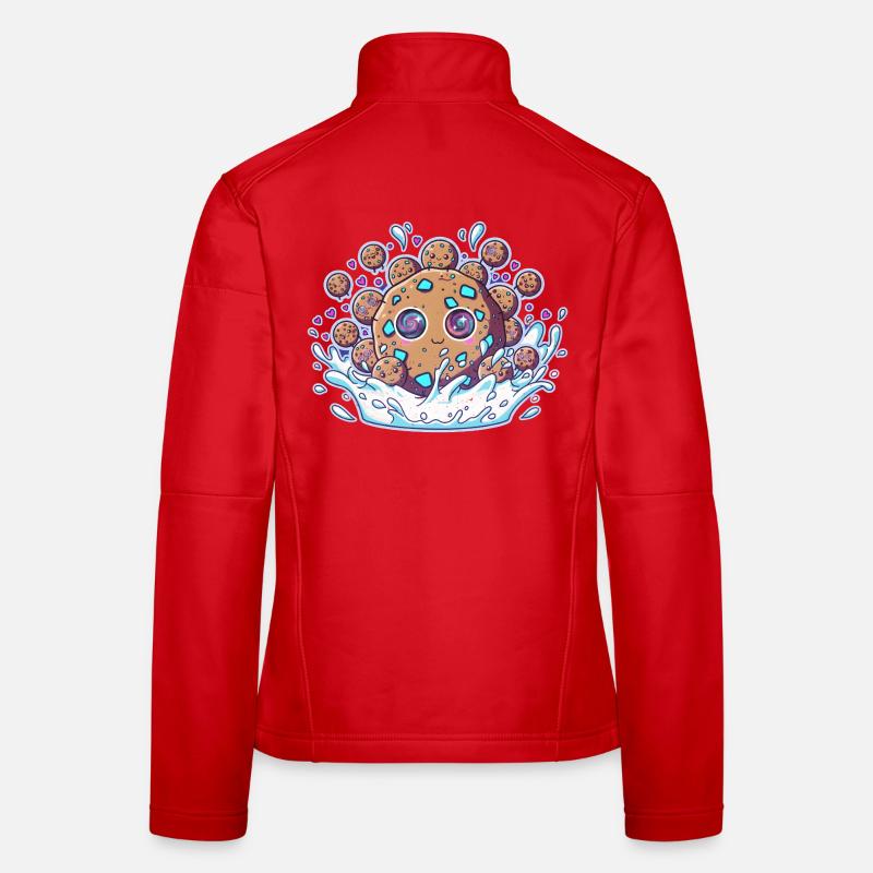 Biscuit au lait dans l’espace Veste en tissu softshell Femme