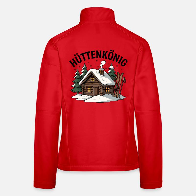 Roi de la cabane Veste en tissu softshell Femme