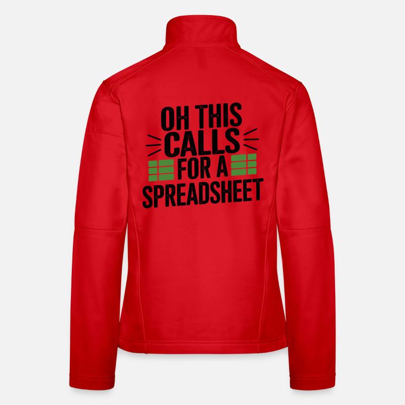 Oh Das Braucht Eine Tabelle Frauen Softshelljacke