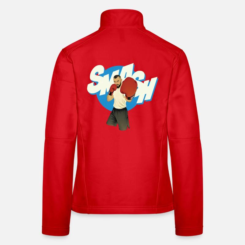 SMASH MAN – nette Leute Frauen Softshelljacke