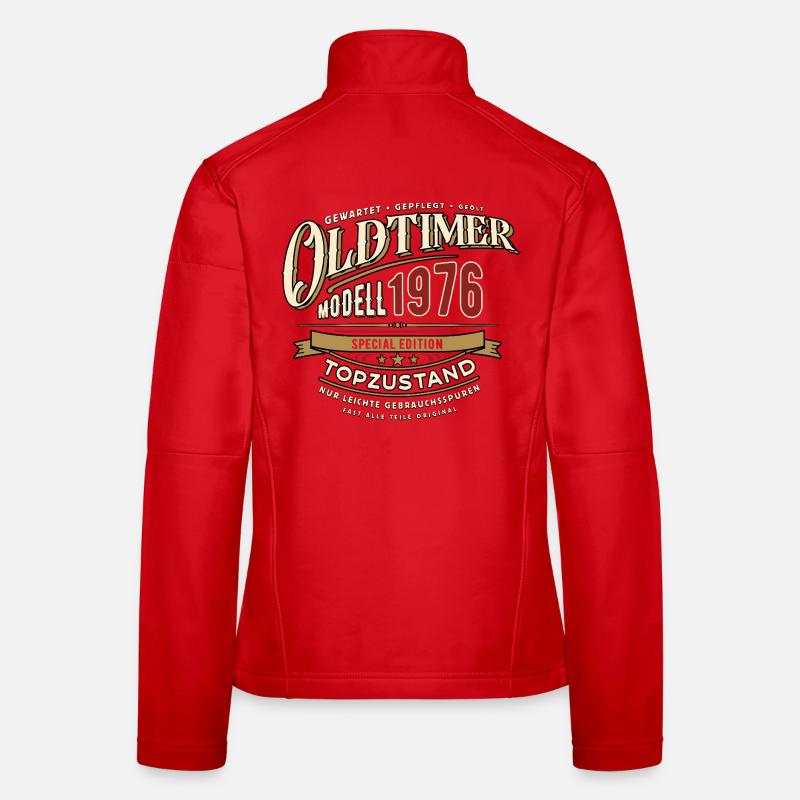 Oldtimer Modell 1976 | Geburtstag Geschenk Frauen Softshelljacke