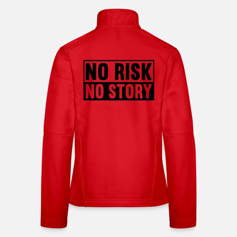 Pas de risque, pas d’histoire Veste en tissu softshell Femme