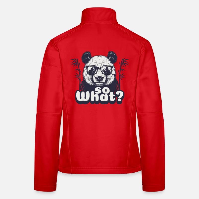 Panda, So What Frauen Softshelljacke