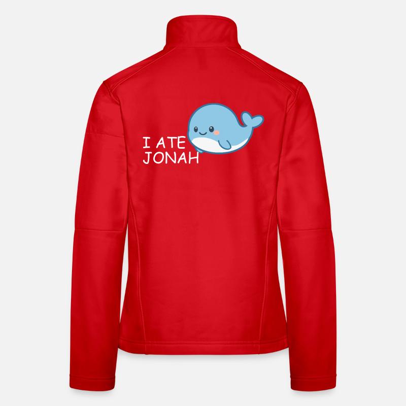 I Ate Jonah – Witziger Bibel Wal für Kinder Frauen Softshelljacke