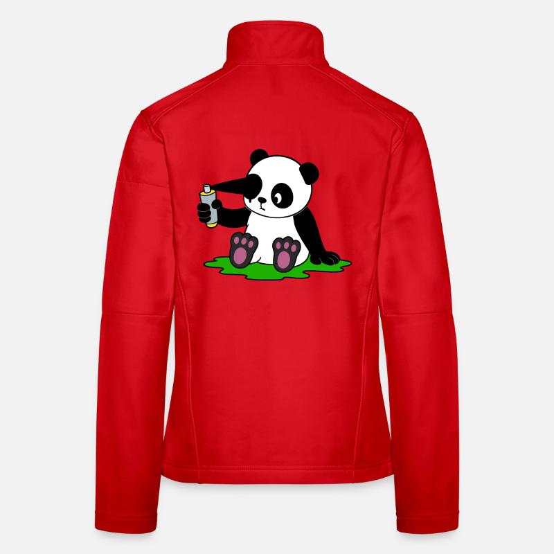 DIY Panda Women's Softshell Jacket