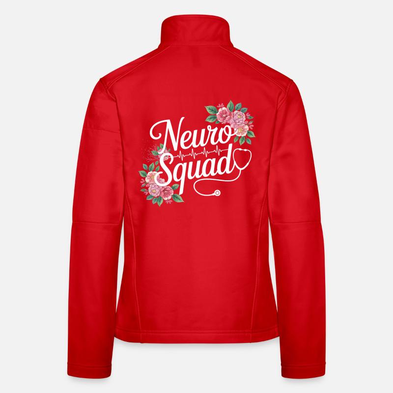 Neuro Squad Florale Medics Frauen Softshelljacke