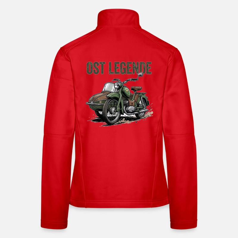Mobylette East Legend Veste en tissu softshell Femme