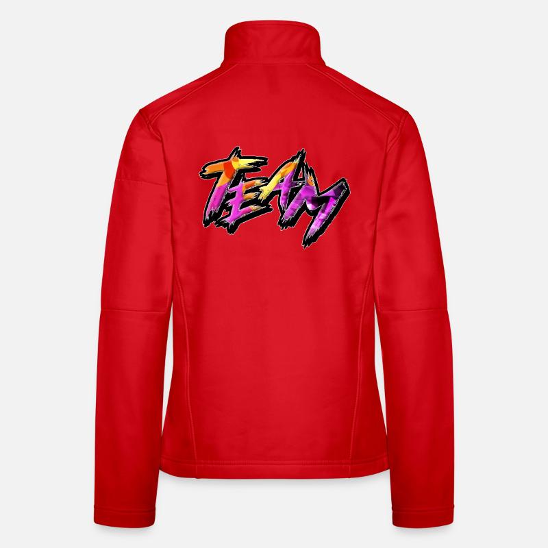 Équipe Veste en tissu softshell Femme