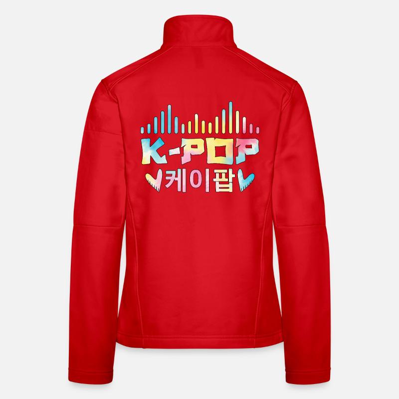 K Pop Korean 케이팝 Women's Softshell Jacket