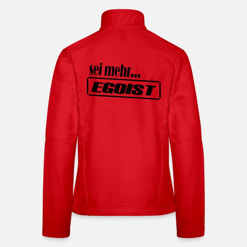 Egoist / Clear statement look Women's Softshell Jacket