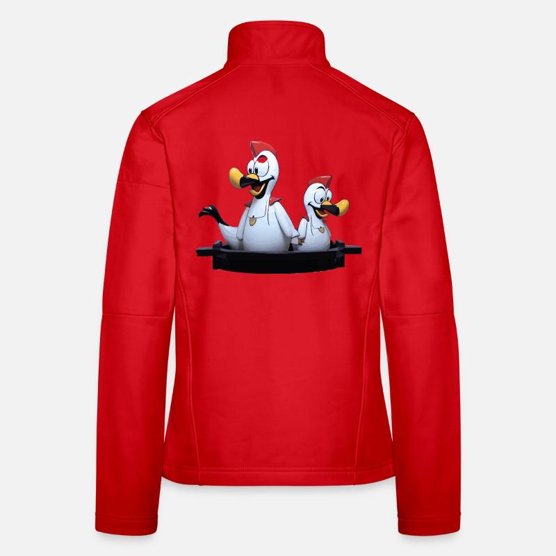 Seagull duo on jetty Women's Softshell Jacket