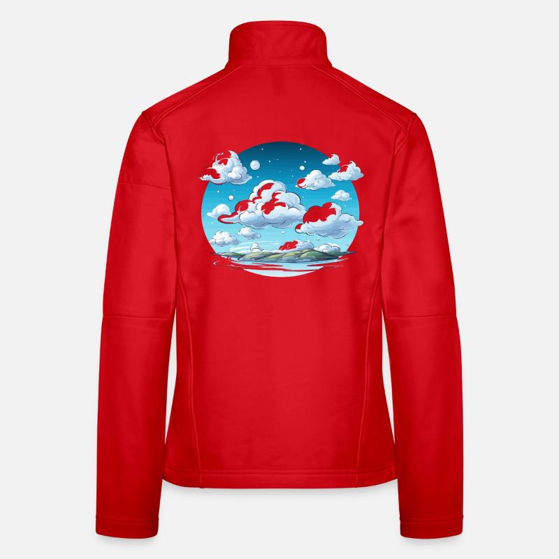 Sky clouds over the Archipelago Women's Softshell Jacket