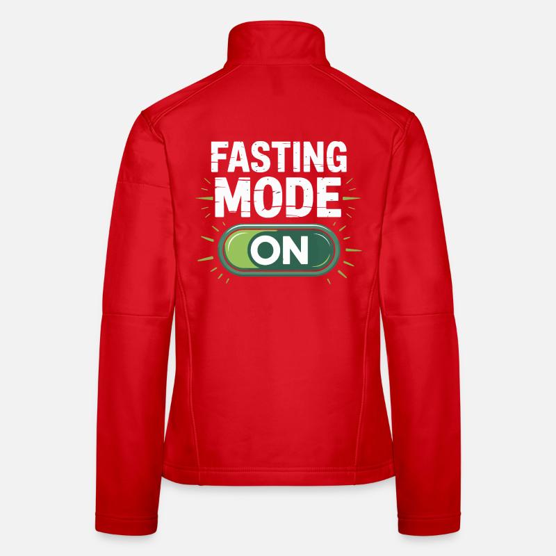 Turn on fasting mode design Women's Softshell Jacket