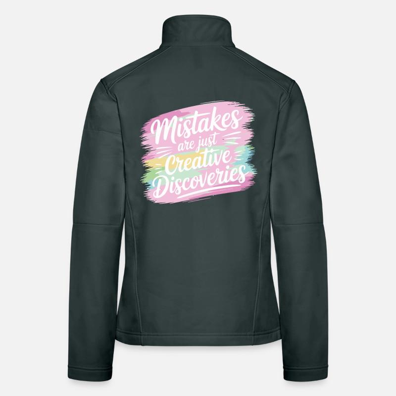 Découvertes créatives Motivation Design Veste en tissu softshell Femme
