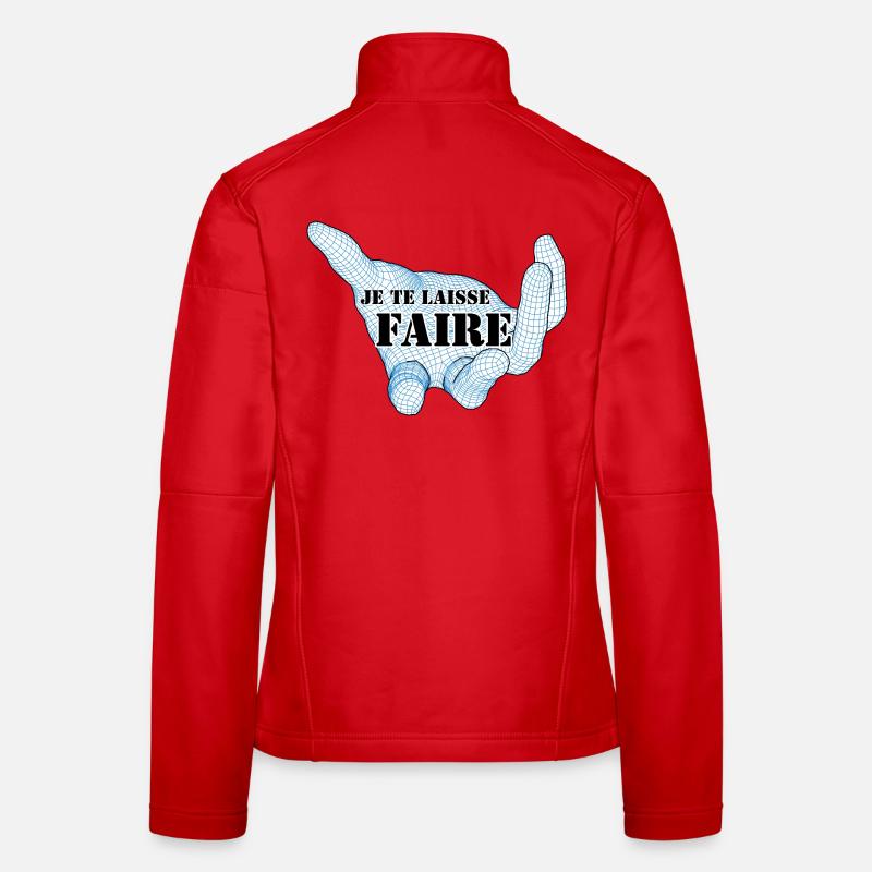 ICH LASSE DICH DAS MACHEN. Frauen Softshelljacke