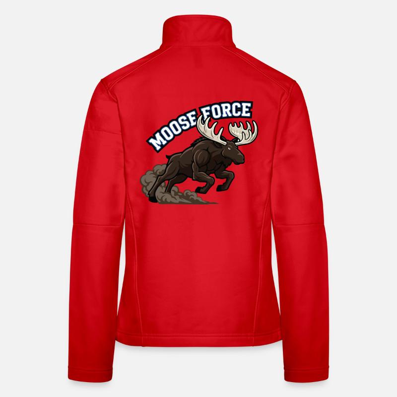 Moose Force Wild Elk Power Women's Softshell Jacket