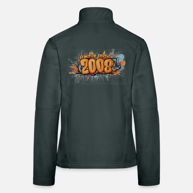 Édition limitée 2008 Graffiti Veste en tissu softshell Femme