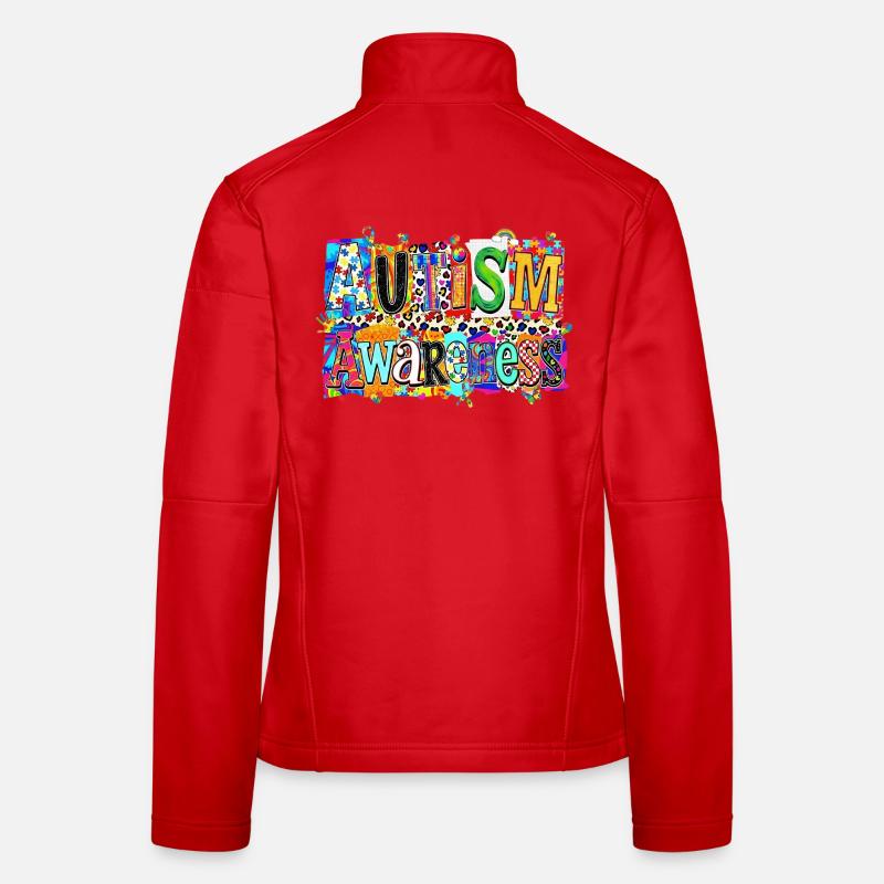 Autismus Awareness Frauen Softshelljacke