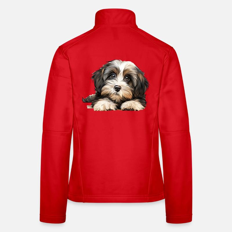 Havanese Hund Frauen Softshelljacke