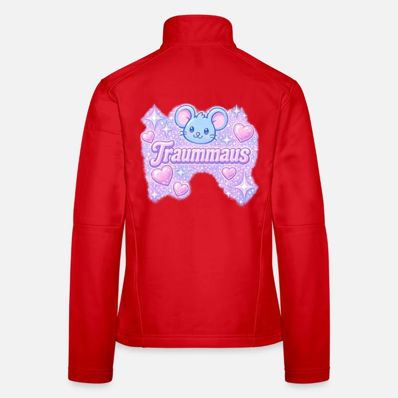 dream mouse / y2k design - Women's Softshell Jacket - red