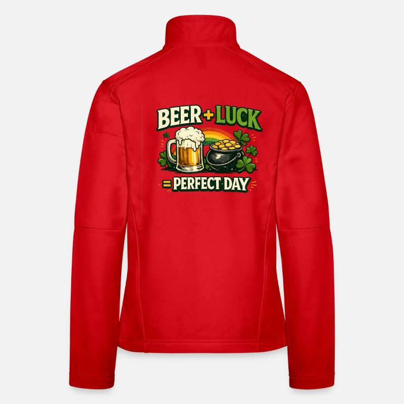 Bierglück Perfekter Tag Frauen Softshelljacke