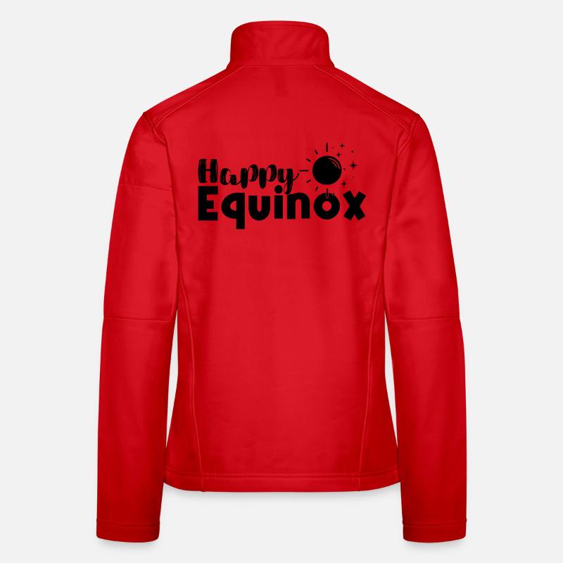 Happy Equinox Easter Ostara Blessings Women's Softshell Jacket